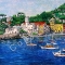 © Diana Seget - Italienische Insel - 50 x 70 cm - Acryl - Preis: 550,-- €